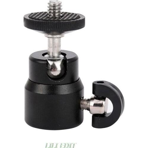 1pc For Camera Tripod LED Light Flash Tripod Bracket Holder Mount 1/4 Hot Shoe Adapter Cradle Ball Head