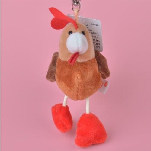 1 Pcs Cock Small Plush Pendant Toy, Kids Doll Keychain / Keyholder Gift Free Shipping