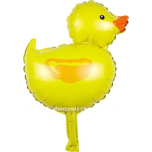 10pcs/lot Animals inflatable air Duck balloons for party supplies kids cartoon toy Baloes for baby shower decoration balloon