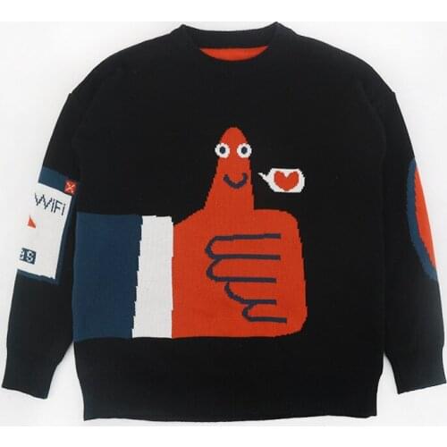 2020 Cotton Soft Warm Autumn Winter Sweaters Cartoon Christmas Sweater Pullover Women Tops Bottoming Clothes Knitwear DV66