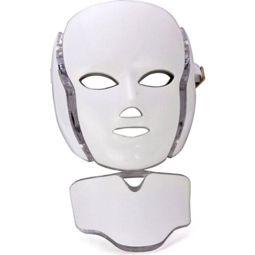 7 Colors Led PDT Facial Mask Skin Rejuvenation Light Therapy With Korean Photon Acne Wrinkle Remval Acne Wrinkle Removal