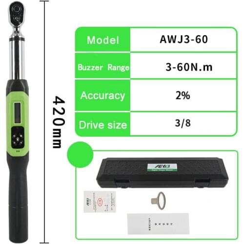 ALIYIQI AWJ3-060 3/8 Economical High Precision Digital Display Torque Wrench
