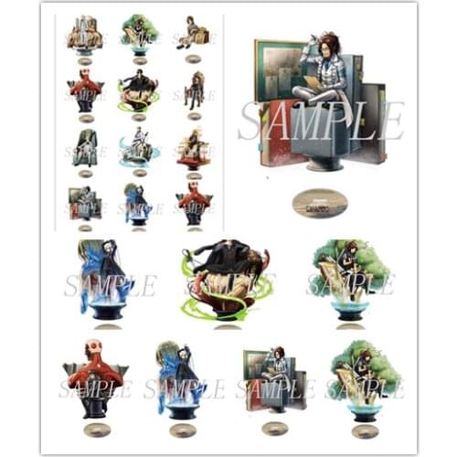 Anime Attack on Titan Eren Jäger Rival Ackerman Erwin Smith Acrylic Stand Figure Display Model Plate Tabletop Decor Collection