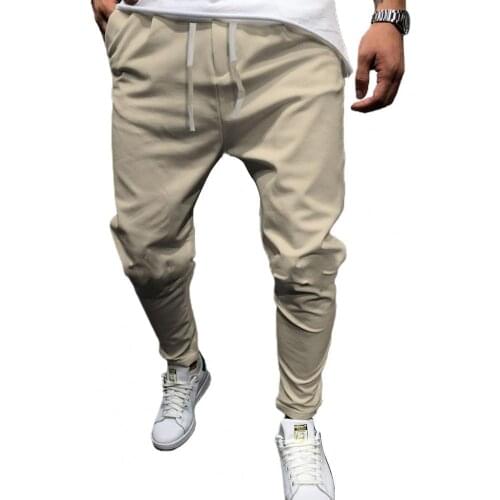 Summer Men Pants Drawstring Breathable Solid Color Cotton Linen Stretch Elastic Waist Trousers pantalon homme штаны мужские 2021