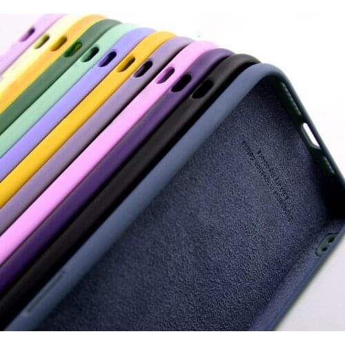 Liquid Silicone Case for Redmi 9C NFC 9A 9AT 9 8 8A Redmi Note 8T 9S 9 8 Pro Max Baby Skin Feeling Soft Design POCO M3 X3 NFC