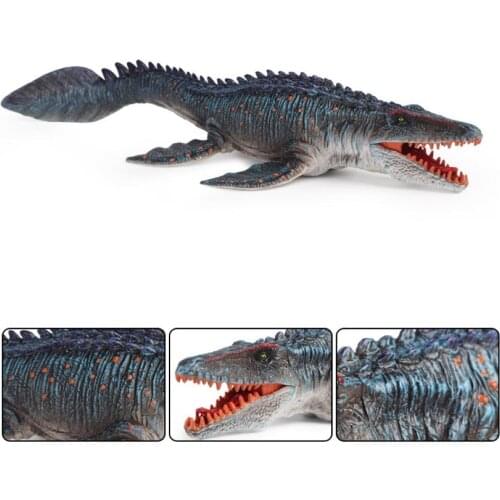 Kids Simulation Mosasaur Dinosaur Sea Animal Model Collectible Toy Home Decor Kids Early Educational Toys for Children Gift