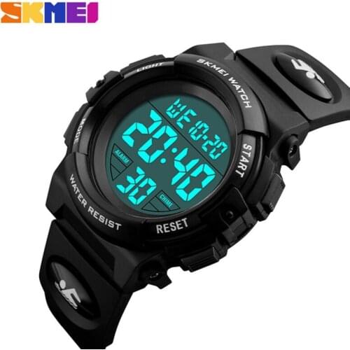 Children Watches LED Digital Multifunctional Waterproof Wristwatches Outdoor Sports Watches for Kids Boy Girls SKMEI 2018