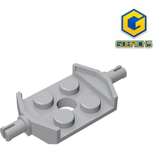Gobricks GDS-1062 Plate, Modified 2 x 2 with Wheels Holder Wide and Hole compatible 6157 pieces of childrens toys