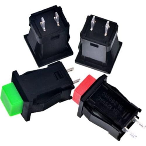 Ds-429a/429b button switch with lock key switch red green (2pcs)