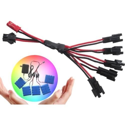 JST SM Plug 5 in 2 Female Male Charger Cable RC Helicopter Quadcopter Model Spare Parts Accessories
