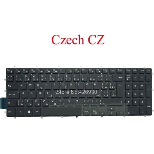 CZ Keyboard For DELL For Inspiron 5565 5567 7566 7567 7577 5765 5767 7773 7778 7779 5570 5575 5770 5775 7570 3590 Czech new