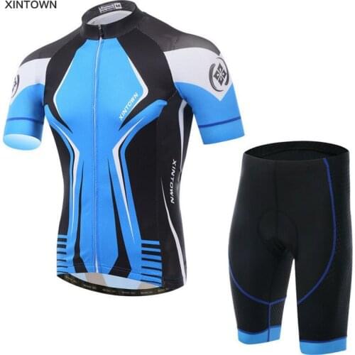 XINTOWN 2018 Summer Outdoor Bike Pro Team Men Sport Cycling Jersey Set Ropa Ciclismo/Road Racing Bicycle Cycling Clothing Sets