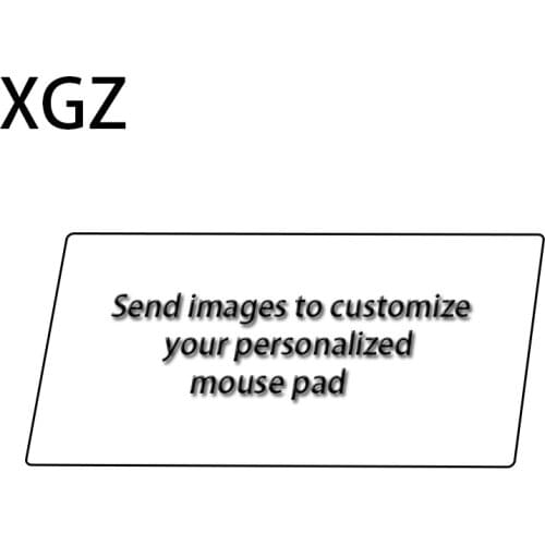 XGZ Customize Any Size Mouse Pad Lock Edge Anime Computer Table Mat Rubber Stripe Non-slip Multiple Thickness Optional Fabric