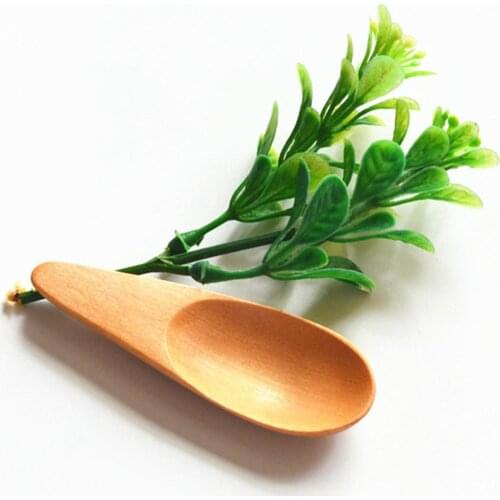 Creative Wooden Mini Milk Powder Spoon Teaspoon Kitchen Utensil Cooking Tool Gift