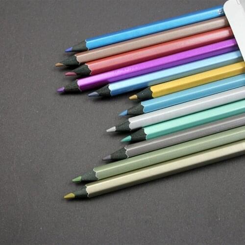 Marco 5101B-12CB Colors Raffine Fine Art Colored Pencils Painting Sketches Professional 12 Color Pencils Set for Drawing