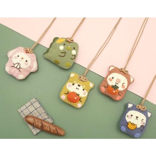 Cartoon Sachet Cross Stitch Kits Diy Embroidery Protective Talisman Couples Sachet Material Package Set for Embroidery Cross