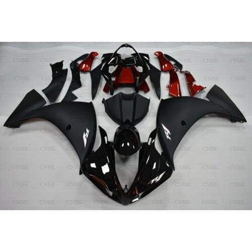 Full Body Kits for YZFR1 2010 YZF R1 Abs Fairing 2009 YZF R1 Fairings 2009 - 2011 Black Red