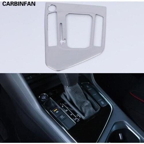 Car cover styling sticker middle front Shift Stall Paddles cup lamp frame trim For Volkswagen Tiguan L MK2 2016 2017 2018