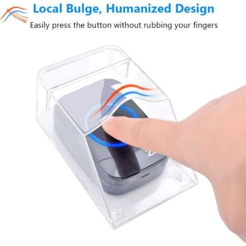 Outdoor Waterproof Cover For Wireless Doorbell Smart Door Bell Ring Chime Button Transmitter Launcher Supplies Safty Anti-theft