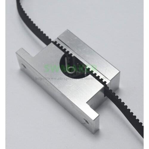 NEw All metal y-belt hoder Y-axis timing belt tensioner for Reprap Mendel Prusa i3 3d printer Synchronous belt clamp fast ship