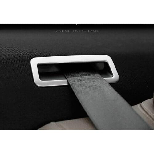 Fit for Benz new E-class e200l rear seat belt trim frame fore300l special modification bright strip patch interior modification