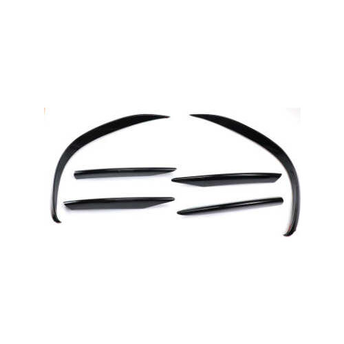 Suitable for Modification the 19 New Front Fog Lamp Decorative Strip Wind Blades of Mercedes Benz C-class C180l