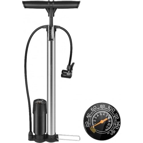 Portable Stainless Steel Bicycle Pump Electric Car Motorcycle Bike Inflator Rust-Proof Bike Pump Bicycle Maintenance Tools