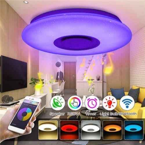 Bluetooth Speaker Ceiling lights WiFi Smart Starry Sky APP Control Dimmable Ceiling Light Wireless Music LED Ceiling Light D30
