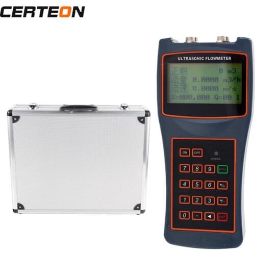 Dependable performance 25Mm TDS-100H wall mounted portable handheld ultrasonic flow meter for Diesel Oil sea water