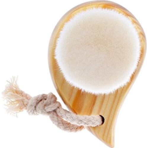 Facial Cleansing Brush Deep Cleaner Pore Blackheads Acne Exfoliating Face Skin Care Massage Wash Artifact Wood Makeup Brushes