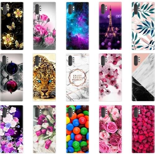 Silicone Phone case For Samsung Galaxy Note 10 Note10 Case coque soft TPU Bumper For Samsung Note 10 plus 10+ Note10 Pro Covers