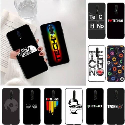Techno Music Customer Phone Case For Oppo A5 A9 2020 A5S Reno2 z Renoace 3pro Realme5Pro