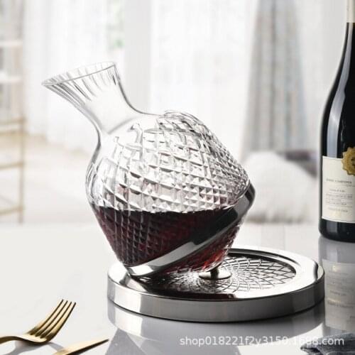Gyro rotating decanter St. Louis with Benfu decanter tumbler turn Gramsci decanter