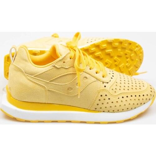 Laser Detailed Yellow Women 'S Sports Shoes