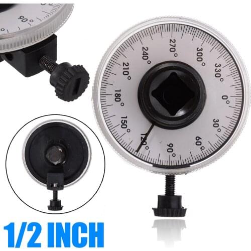 1/2'' Adjustable Drive Torque Angle Gauge Auto Garage Tool Set For Hand Tools Wrench Car Repair Tool