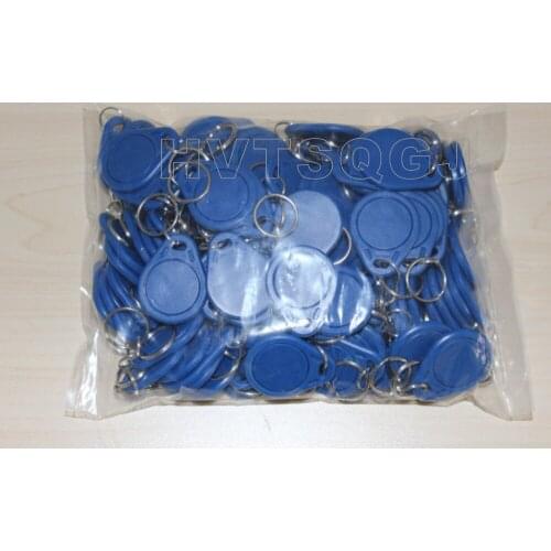 100pcs 13.56MHZ IC tags 1K S50 ABS waterproof ISO IC Key Fobs Access Control Keychain RFID Smart Card Tag