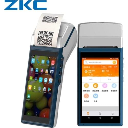 Android 7.1 Free SDK Mobile POS Tablet With 58mm Thermal Printer NFC RFID Reader QR CODE Scanner