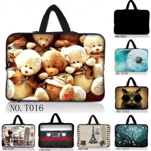 Teddy Bear Laptop Bag Notebook Sleeve 11.6 12 13.3 14 15.6 17 For Xiaomi Macbook Air Pro Dell Asus HP Acer Laptop Case Women