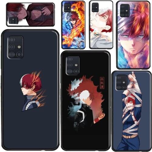 My Hero Academia Todoroki Case For Samsung Galaxy A21S A20e A51 A71 A50 A70 M21 M31 A7 2018 A30S A31 A11 A01 A10 A40
