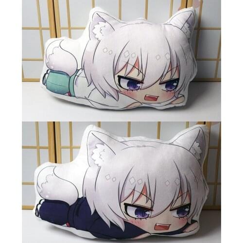 1pcs Two-sides Kamisama Love Anime Cartoon Kamisama Kiss Plush Pillow Tomoe Printed Stuffed Doll Toy Cosplay Prop New Year Gifts