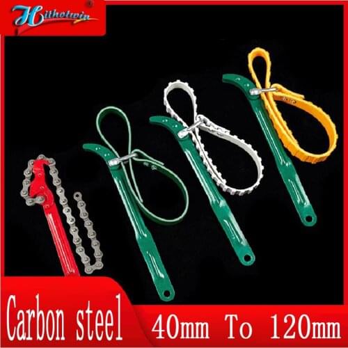 Car Auto Oil Filter Removal Tool Cap Spanner Strap Wrench 40mm To 120mm Diameter Adjustable for Honda BMW Ford Repair Tool