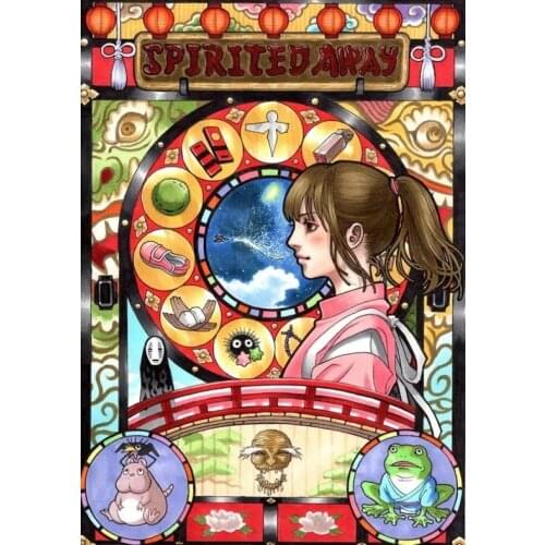 Cards Magic Element Miyazaki Hayao Cartoon Anime Poster Design Classic Vintage Canvas DIY Wall Paper Posters Home Decor Gift