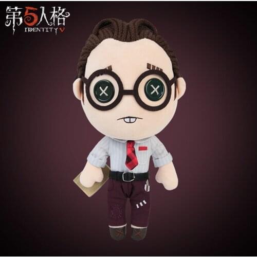Kawaii Game Identity V Lawyer Freddy Riley Change Suit Dress Up Clothes Doll Toy Cosplay Prop Home Decor Boy Girl Gift 1 pcs
