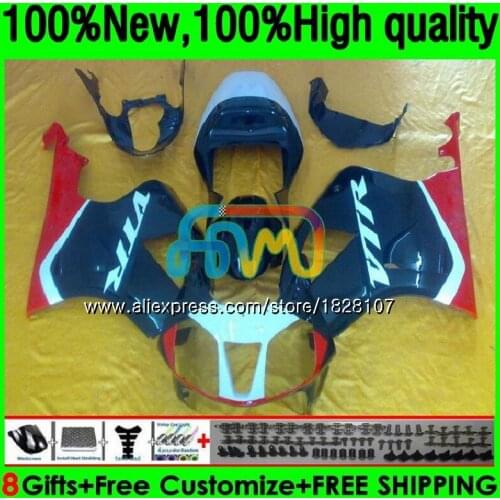 Body For HONDA VTR1000 RC51 SP1 SP2 01 02 03 04 05 06 Black red 148BS.14 VTR 1000 2000 2001 2002 2003 2004 2005 2006 Fairings