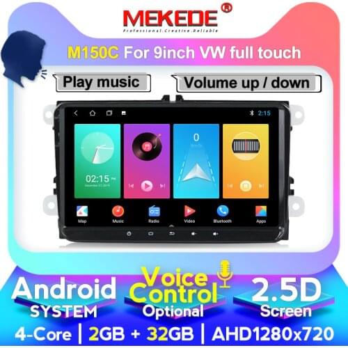 MEKEDE DSP Android Car Multimedia Player Radio GPS For Volkswagen VW Passat B6 Touran GOLF5 POLO jetta 2 din DVD