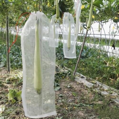 50Pcs/Lot Nylon Garden Netting Bags Set Agricultural Pest Control Anti-Bird Mesh Vegetable Grapes Apples Fruit Protection Bags