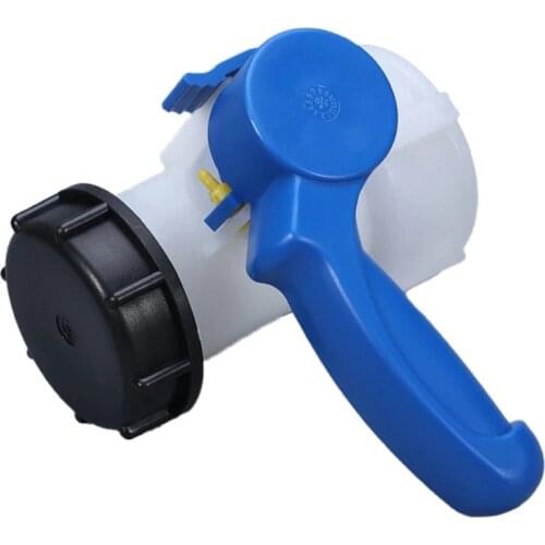 Plastic DN40 Butterfly Valve for IBC Tank Container 1000L Switch IBC Tank Adapter