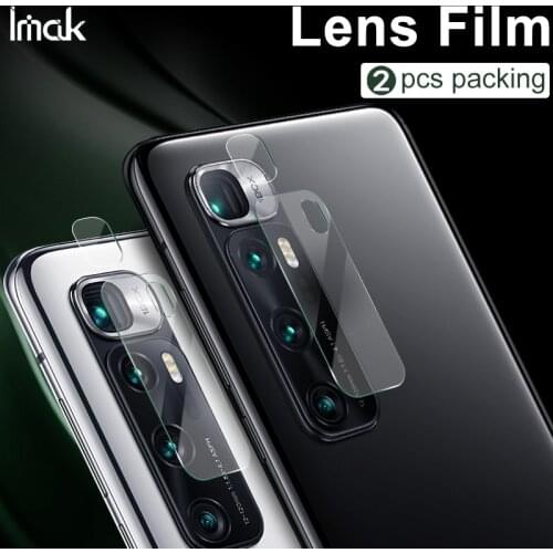 2pcs IMAK Clear Camera Lens Glass Film For XIoami Mi 10 ultra Mi 10 Pro Mi 10 Lite 5G Mi 9 Mi 9SE Tempered Glass Film