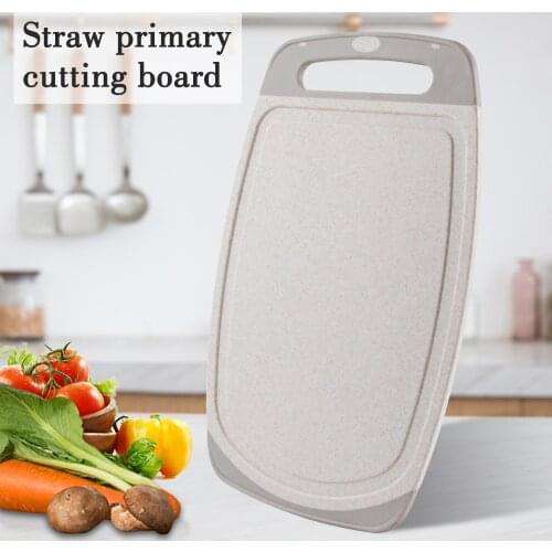Sunnecko Cutting Board Antibacterial and Mildew Proof Eco-Friendly Wheat Straw Kitchen Meat Fruit Food Vegetable Chopping Board