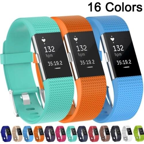 Silicone Strap For Fitbit Charge 2 band correa Bracelet For Fitbit Charge 2 strap Wristband For Fitbit Charge 2 band strap